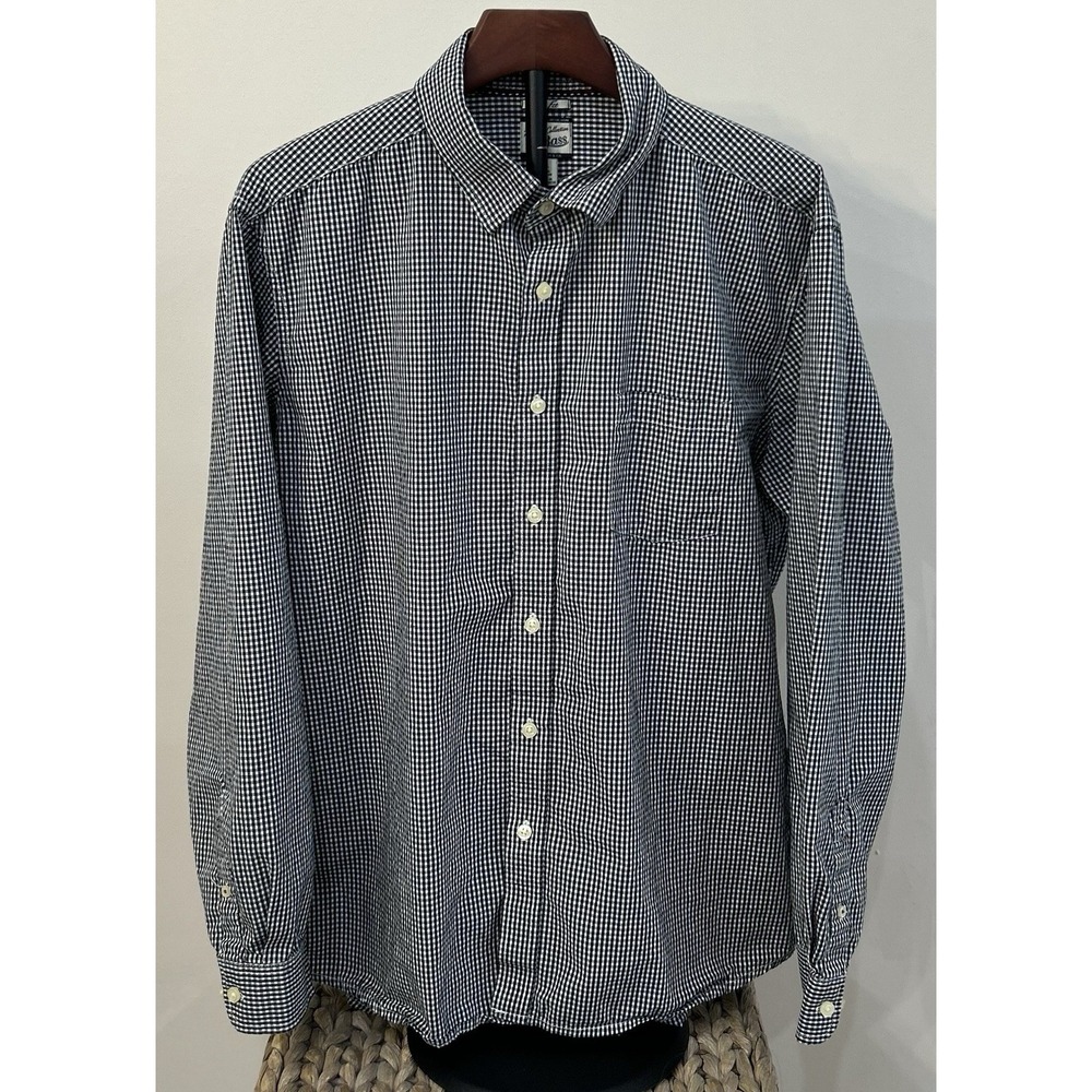 BASS HERITAGE COLLECTION Men's Shirt X-Large Slim Fit Button Up Long Sleeve